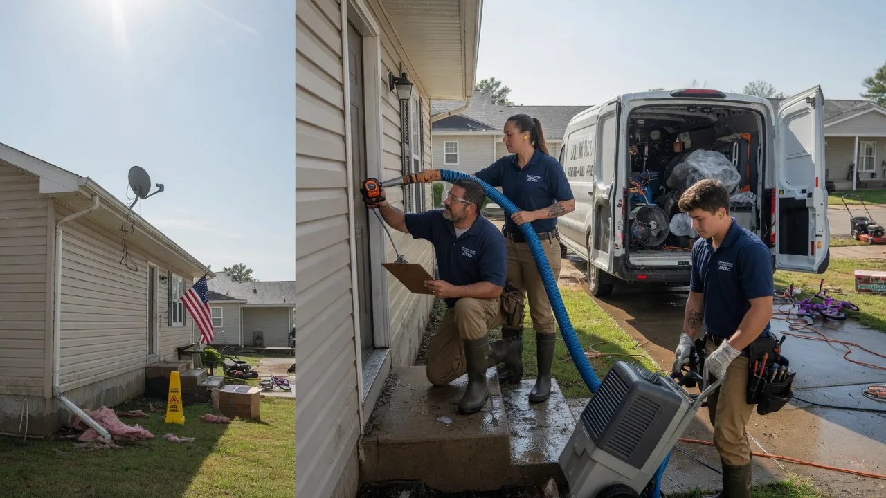 Ceiling Water Damage Restoration in Chatfield, OH near me